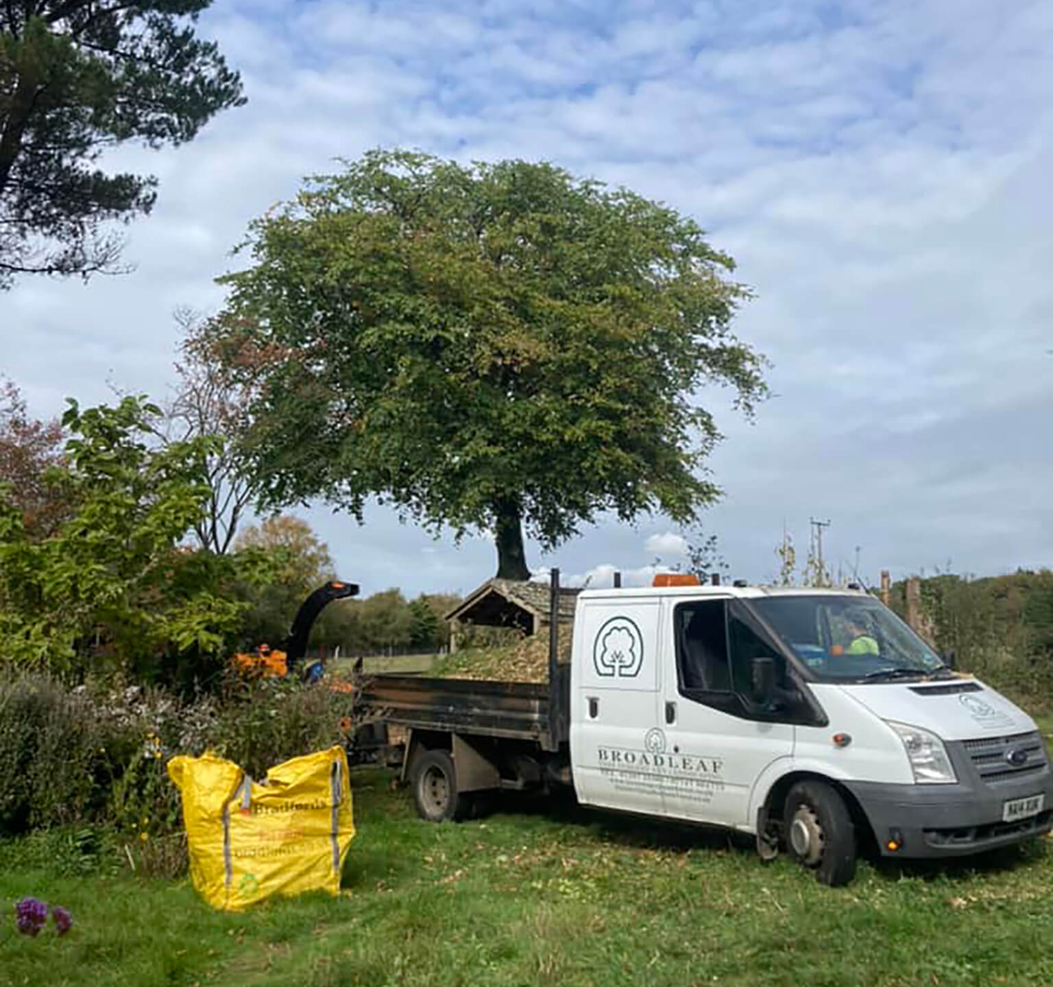 Broadleaf Tree Surgery & Landscaping Truck